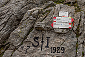 Baitta di Val Maggia, the pass to Italy, Trekking del Laghetti Alpini, Ticino, Switzerland