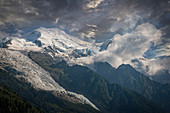 Mont Blanc in Alps, France