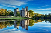 Frankreich, Haute-Vienne, Dournazac, das Schloss von Montbrun