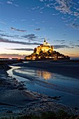 Frankreich, Manche, Bucht von Mont Saint-Michel, UNESCO-Weltkulturerbe, Mont Saint Michel