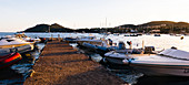Hafen von Agay, Stadtteil von Saint Raphael, Département Var, Provence-Alpes-Côte d'Azur, Côte d'Azur, Frankreich