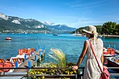 Frankreich, Haute-Savoie, Annecy, der See