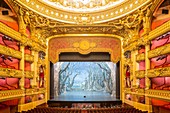 Frankreich, Paris, Opéra Garnier , vom Architekten Charles Garnier in einem eklektischen Stil entworfen, das große Theater im italienischen Stil
