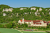 Beuron Monastery, Upper Danube Valley, Danube Cycle Path, Baden-Württemberg, Germany