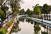 River course in the old town, Bangkok, Thailand
