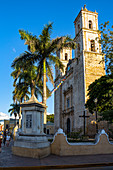 Church of &quot;Iglesia de San Servacio&quot;, Valladolid, Yucatan Peninsula, Mexico