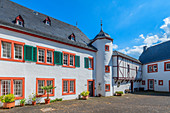 Pfarrhaus von Kröv, Mosel, Rheinland-Pfalz, Deutschland