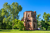 The old tower in Mettlach, Saarland, Germany