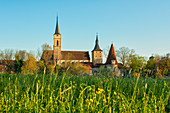 Altstadtansicht in Iphofen, Kitzingen, Unterfranken, Franken, Bayern, Deutschland, Europa