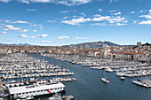 Der Hafen von Marseille, Departement Bouche-du-Rhone, Region Provence-Alpes-Côte d'Azur, Frankreich, Europa