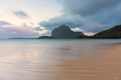Dawn on Le Morne Brabant, Black River distric, Mauritius, Indian Ocean, Africa