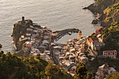 Italien, Ligurien, Nationalpark Cinque Terre, UNESCO-Weltkulturerbe, Vernazza