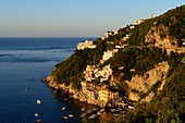 Italy, Campania region, Amalfi Coast listed as a UNESCO World Heritage Site, Conca dei Marini, harbour