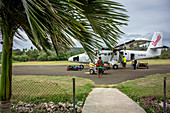 Norsup Airport on Malekula, Vanuatu, South Pacific, Oceania