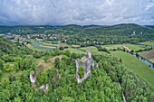 Ruine Neideck im Wiesenttal, Naturpark Fränkische Schweiz, Frankenjura, Forchheim, Oberfranken, Franken, Bayern, Deutschland, Europa