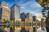 Skyline von Japan, Tokio-Stadt, Marunouchi-Bezirk