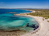 Es Perengons Petits beach, Es Trenc, Campos, Mallorca, Balearic Islands, Spain