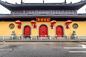 Entrance to the closed Jade Buddha Temple in Shanghai, China.