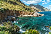 Bucht im Naturreservat Zingaro, Sizilien, Italien, Europa
