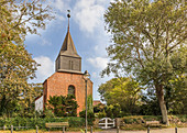 Village church St. Niels in Westerland, Sylt, Schleswig-Holstein, Germany