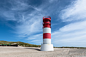 Leuchtturm auf der Helgoländer Düne, Nordsee, Schleswig-Holstein, Deutschland