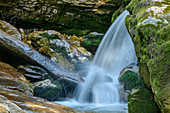Wasserfall, Kuhfluchtfälle, Estergebirge, Werdenfelser Land, Werdenfels, Bayerische Alpen, Oberbayern, Bayern, Deutschland