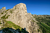 Gipfelwand des Pizzocco, Belluneser Dolomiten, Nationalpark Belluneser Dolomiten, UNESCO Welterbe Dolomiten, Venezien, Venetien, Italien
