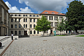 Thomasianum der Martin-Luther-Universität Halle Wittenberg, Universitätsplatz, Halle an der Saale in Sachsen-Anhalt, Deutschland