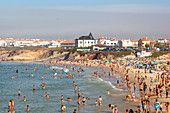 Der Strand von Baleal, Gemeinde Peniche, Bezirk Leiria, Provinz Estremadura, Portugal