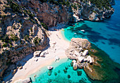Cala Mariolu beach, Baunei, Ogliastra province, Sardinia, Italy, Europe.