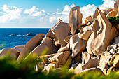 Felsen in Capo Testa, Santa Teresa di Gallura, Provinz Sassari, Sardinien, Italien, Europa