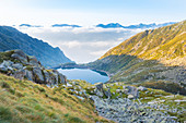 Eugio lake, Eugio valley, Locana, Orco Valley, Gran Paradiso National Park, Piedmont, Italian alps, Italy