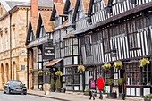United Kingdom, Warwickshire, Stratford-upon-Avon, Chapel Street facade The Shakespeare Hotel (Mercure)