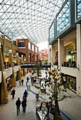 United Kingdom, Northern Ireland, Belfast, Victoria Square Mall, interior
