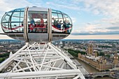 Vereinigtes Königreich, London, London Eye, Kabine