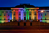 City Palace, Landtag Brandenburg, lighting for the 30th Day of German Unity, Potsdam, Land Brandenburg, Germany