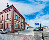 Donaulände in Regensburg, Bayern, Deutschland