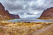Bergsbotn Fjorde auf Insel Senja, Norwegen