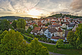 Luftbild von Greding, Roth, Mittelfranken, Franken, Bayern, Deutschland, Europa