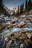 On the way in the Enger Grund, Eng Alm, Hinterriß, Karwendel, Tyrol, Austria