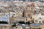Blick über Victoria, Gozo, Malta, Europa