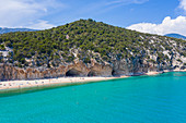 Cala Luna Beach in the Orosei Gulf lies between Dorgali and Baunei, Nuoro, Sardinia, Italy