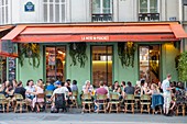 Frankreich, Paris, Caféterrasse Mother Pouchet