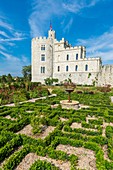France, Pas-de-Calais, Condette, Hardelot castle, 13th century castle redesigned into a mansion in the 19th century