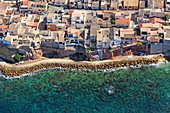 Frankreich, Bouches du Rhone, Marseille, Bezirk Montredon, Allee der Madrague de Montredon (Luftaufnahme)