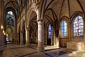 France, Manche, Cotentin Peninsula, Coutances, Notre Dame de Coutances cathedral dated 13th century, Ambulatory