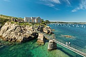 Frankreich, Finistère, Plougonvelin, Bertheaume Fort