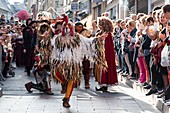 Frankreich, Calvados, Bayeux, Bayeux Medieval Festival, Straßenparade