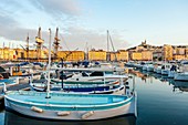 Frankreich, Bouches-du-Rhone, Marseille, die Hermine macht vom 12. bis 16. April 2018 im Alten Hafen (Vieux-Port) fest