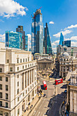 Skyline der Stadt London, London, England, Vereinigtes Königreich, Europa